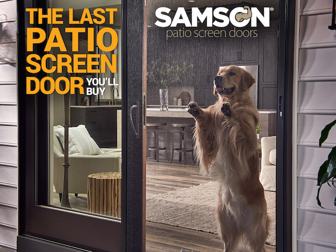 Samson - the last patio screen door you'll ever buy