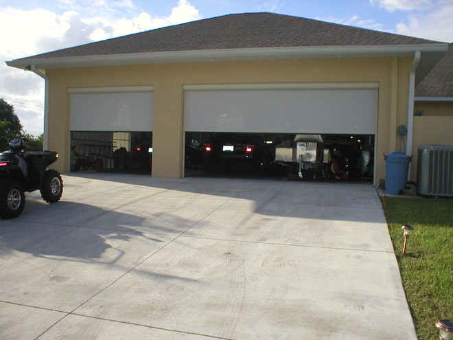 Garage Roll Screens at home on SE 17th Ave. Cape Coral 33904