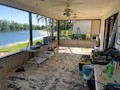 Insulated knee wall installed in sun room - Iona, FL