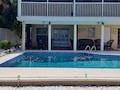 Leaves in Fort Myers Beach swimming pool