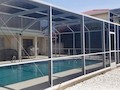 Rear view of Mansard pool enclosure - Screen Doctor