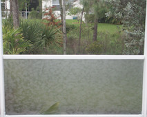 Rescreening 18x14 standard over Florida glass
