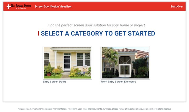 Try our New Screen Door Visualizer!